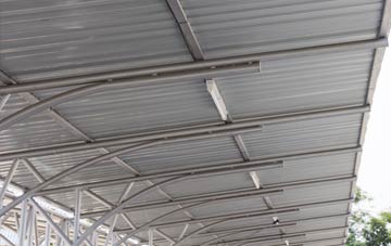 installing Llangewydd Court metal roofing